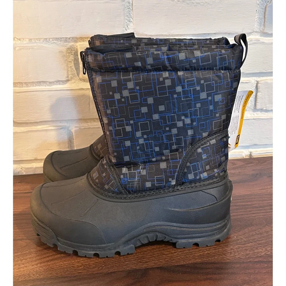 NWT Northside Kids‎ Snow Boots 3M Thinsulate Insulated Black Size 7 Winter Snow